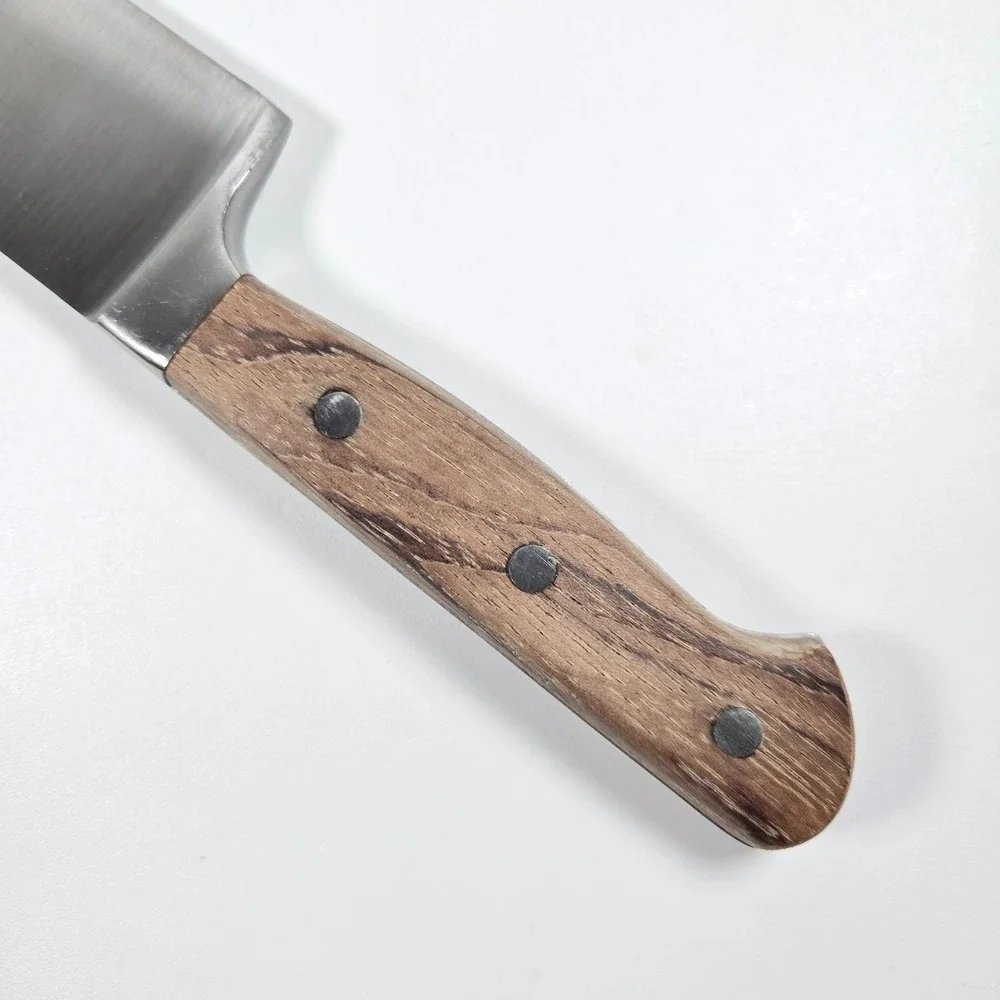 NICE Pioneer Woman Chef's Knife Wood Handle‎ Stainless Steel Blade Full Tang